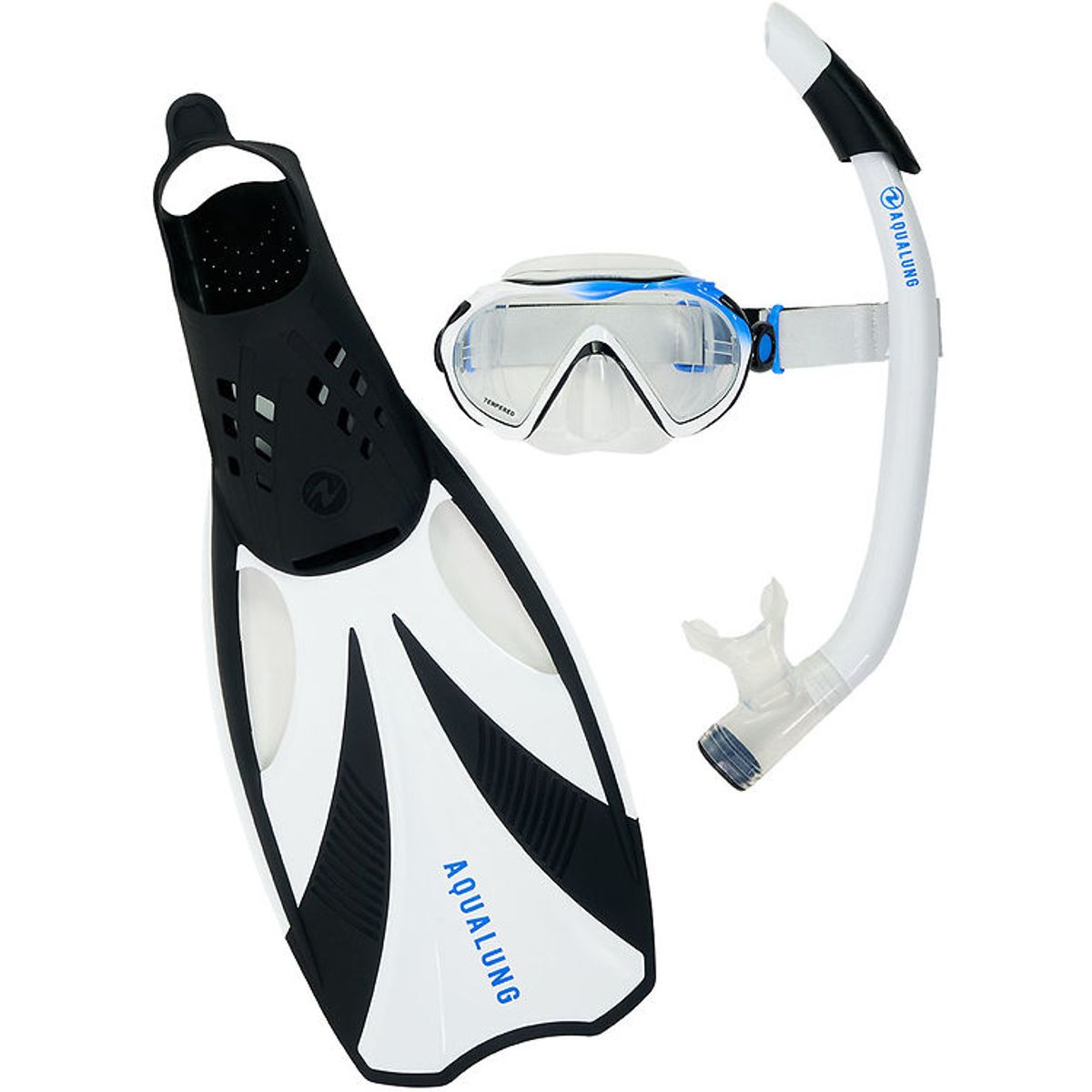 Aqua Lung Snorkelsæt - Adult - Compass - Black/White