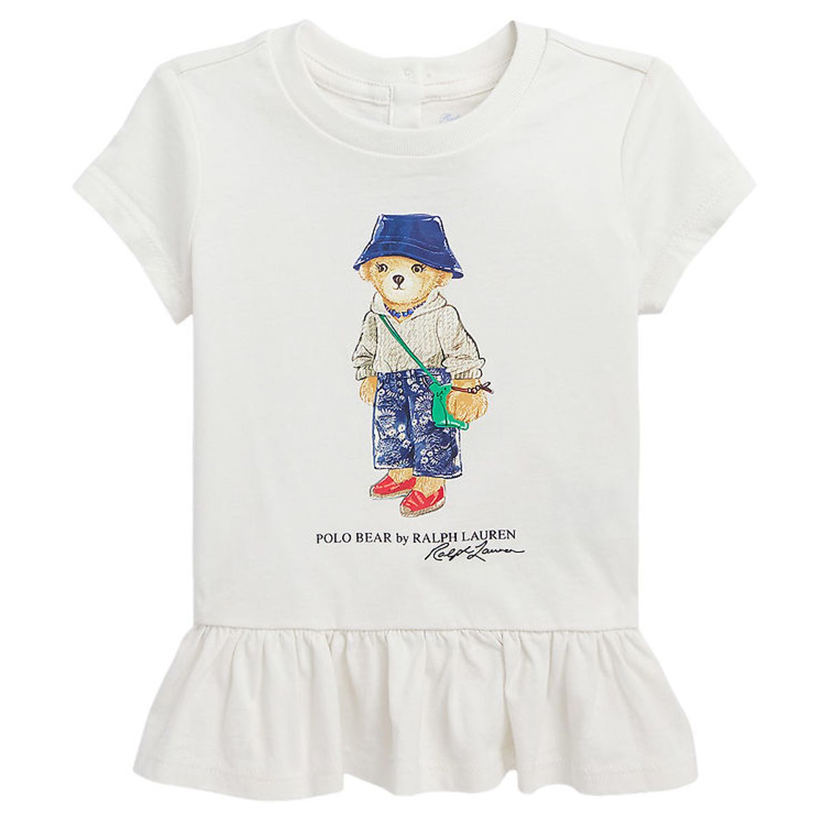 Polo Ralph Lauren T-shirt - Sa - Gråhvid m. Bamse