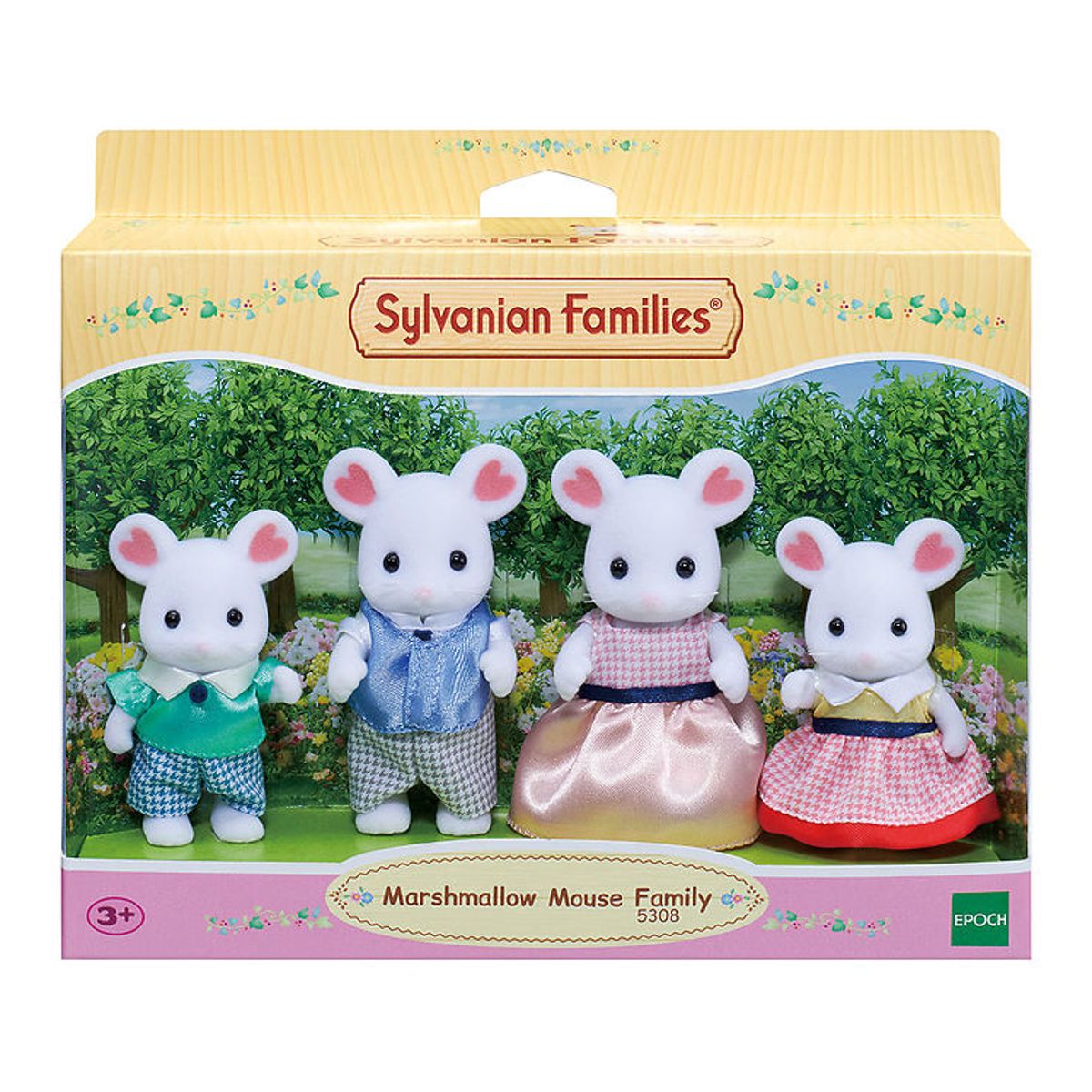 Sylvanian Families - Marshmallow Mouse Family - 5308