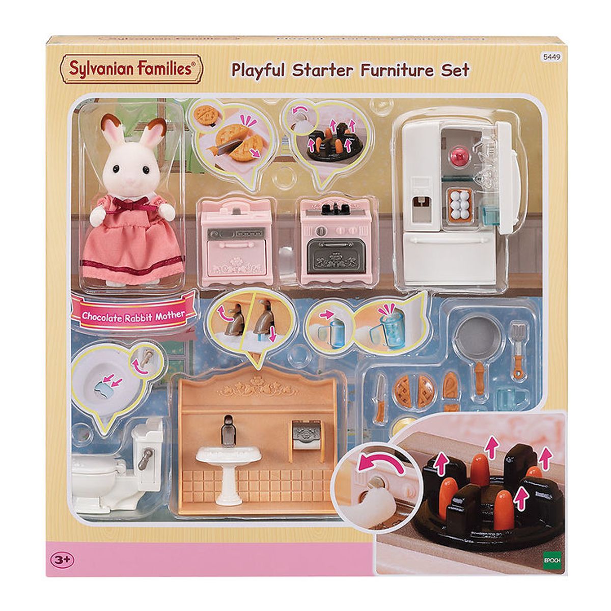 Sylvanian Families - Playful Starter Furniture Set - 5449