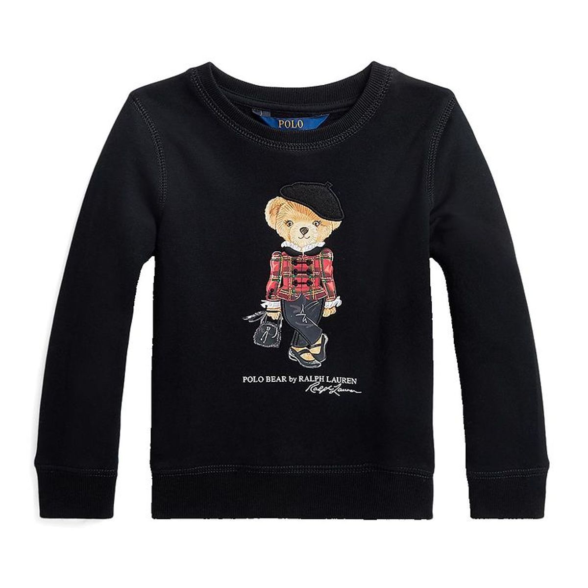 Polo Ralph Lauren Sweatshirt - Holiday - Sort m. Bamse