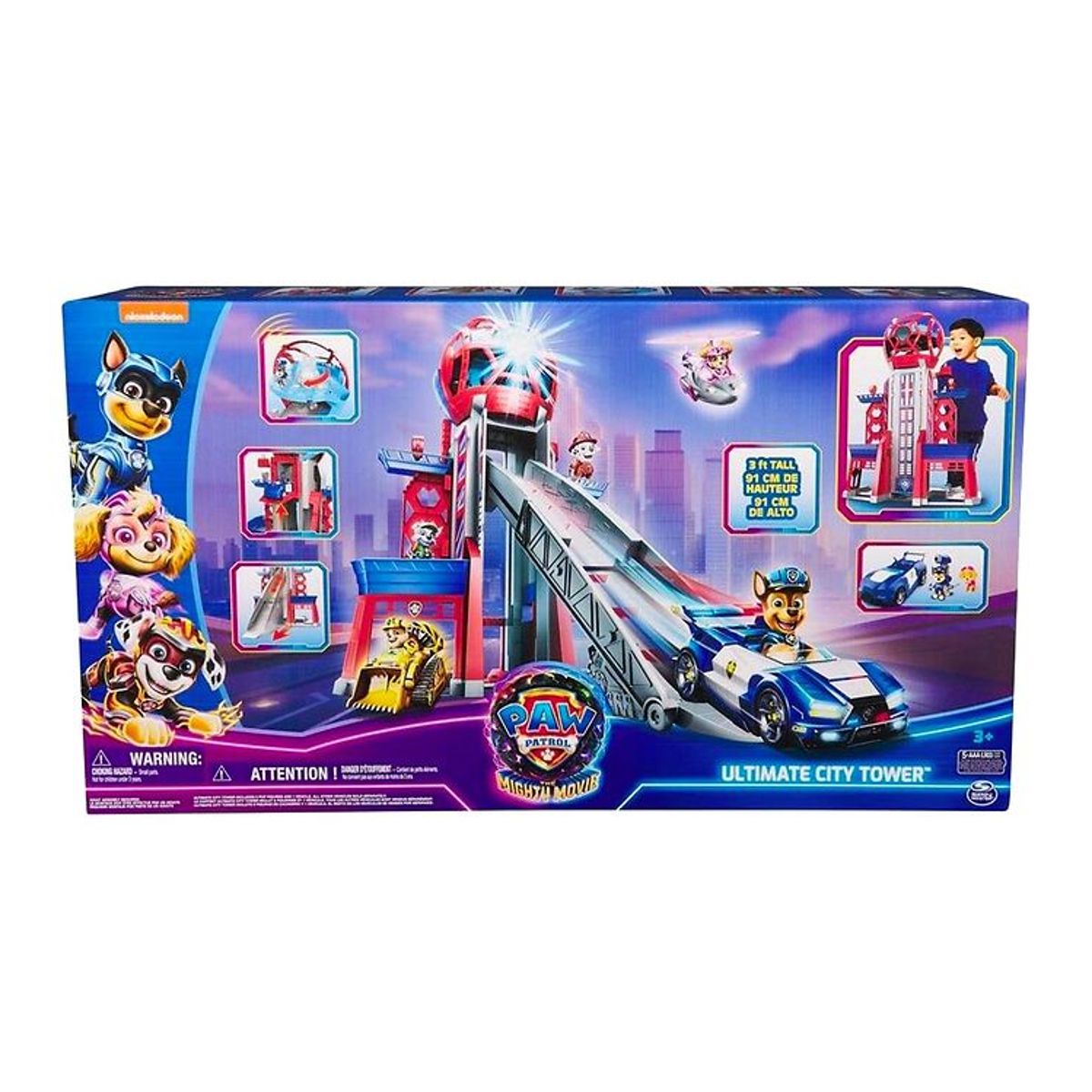 Paw Patrol Legesæt m. Lys/Lyd - 91 cm - Movie 2 - Ultimate City