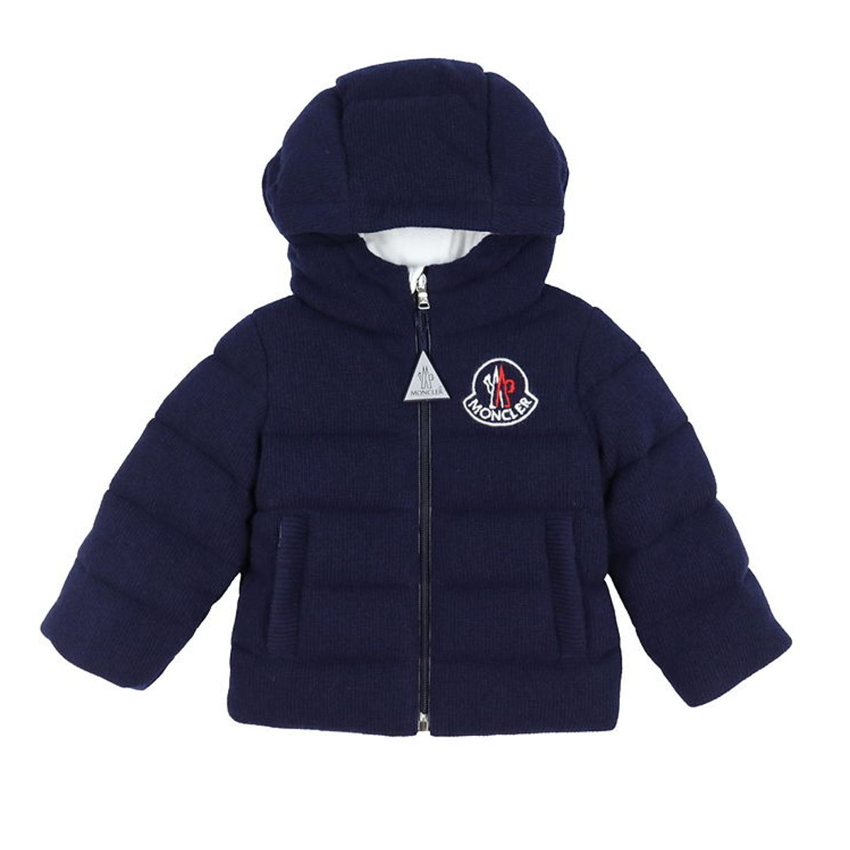 Moncler Dunjakke m. Uld - Igore - Navy