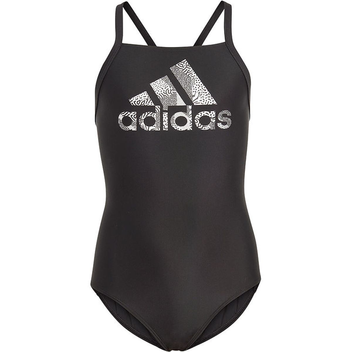 adidas Performance Badedragt - Big Logo Suit - Sort/Hvid