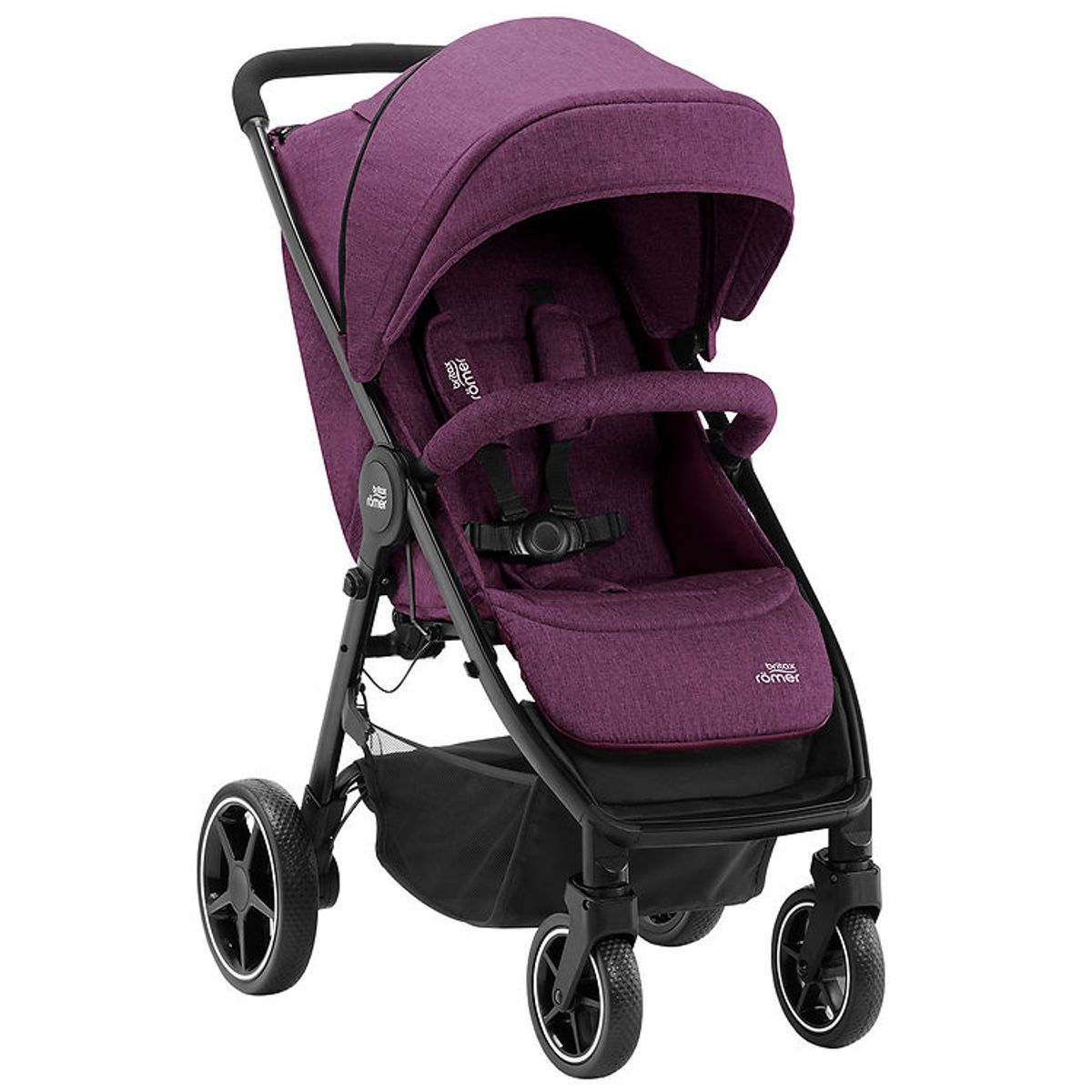 Britax Römer Klapvogn - B-Agile M - Cherry Wine/Black