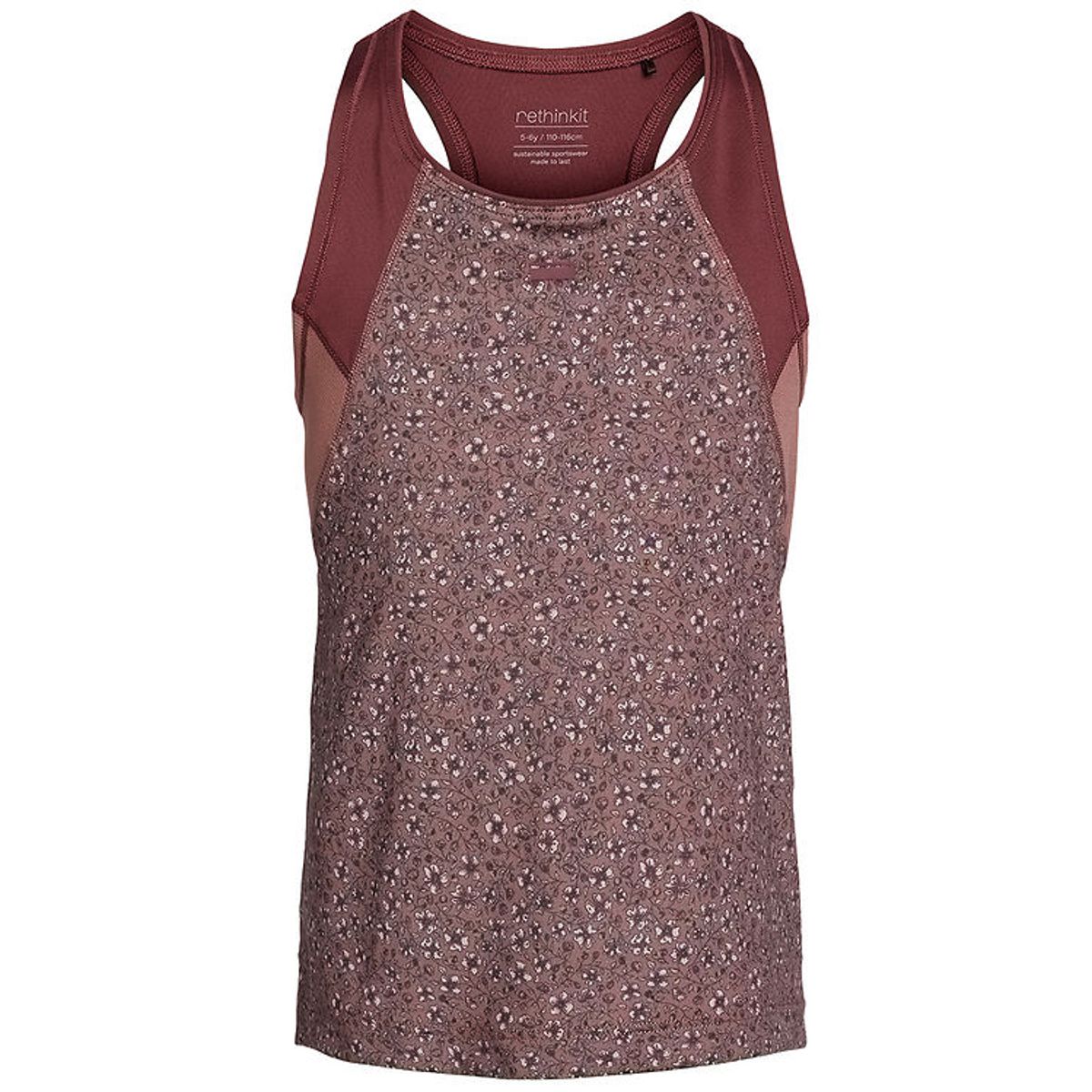 Rethinkit Tanktop - Anais - Rose Brown Flowers