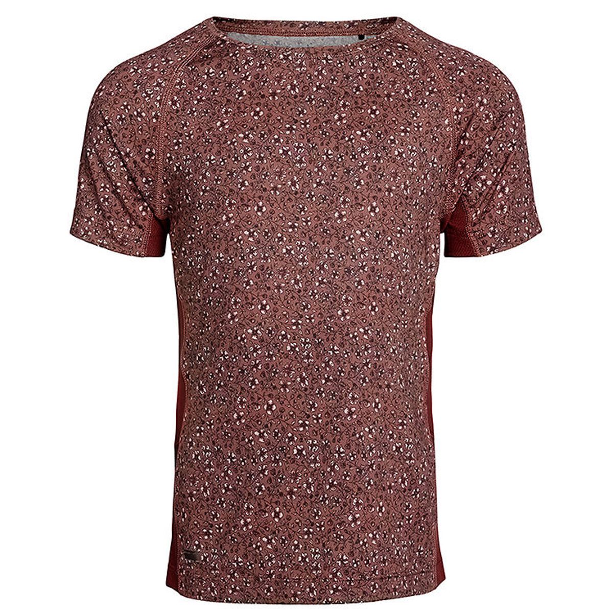 Rethinkit T-shirt - Carla - Rose Brown Flowers