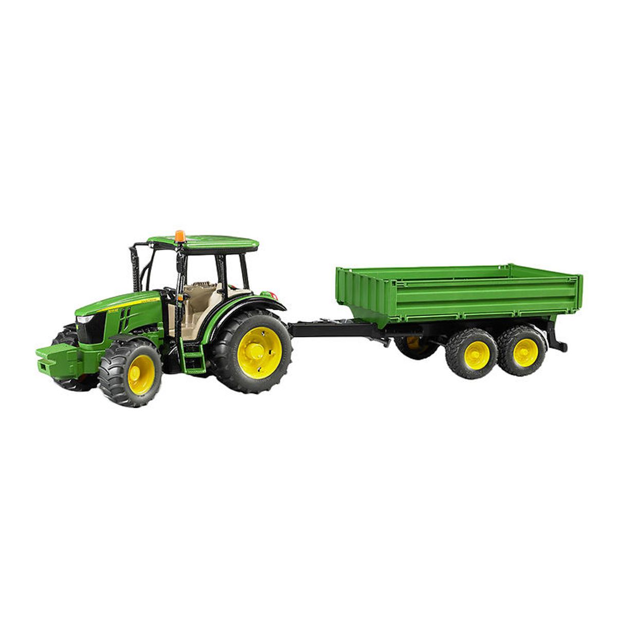 Bruder Arbejdsmaskine - John Deere 5115M m. Trailer - 2108