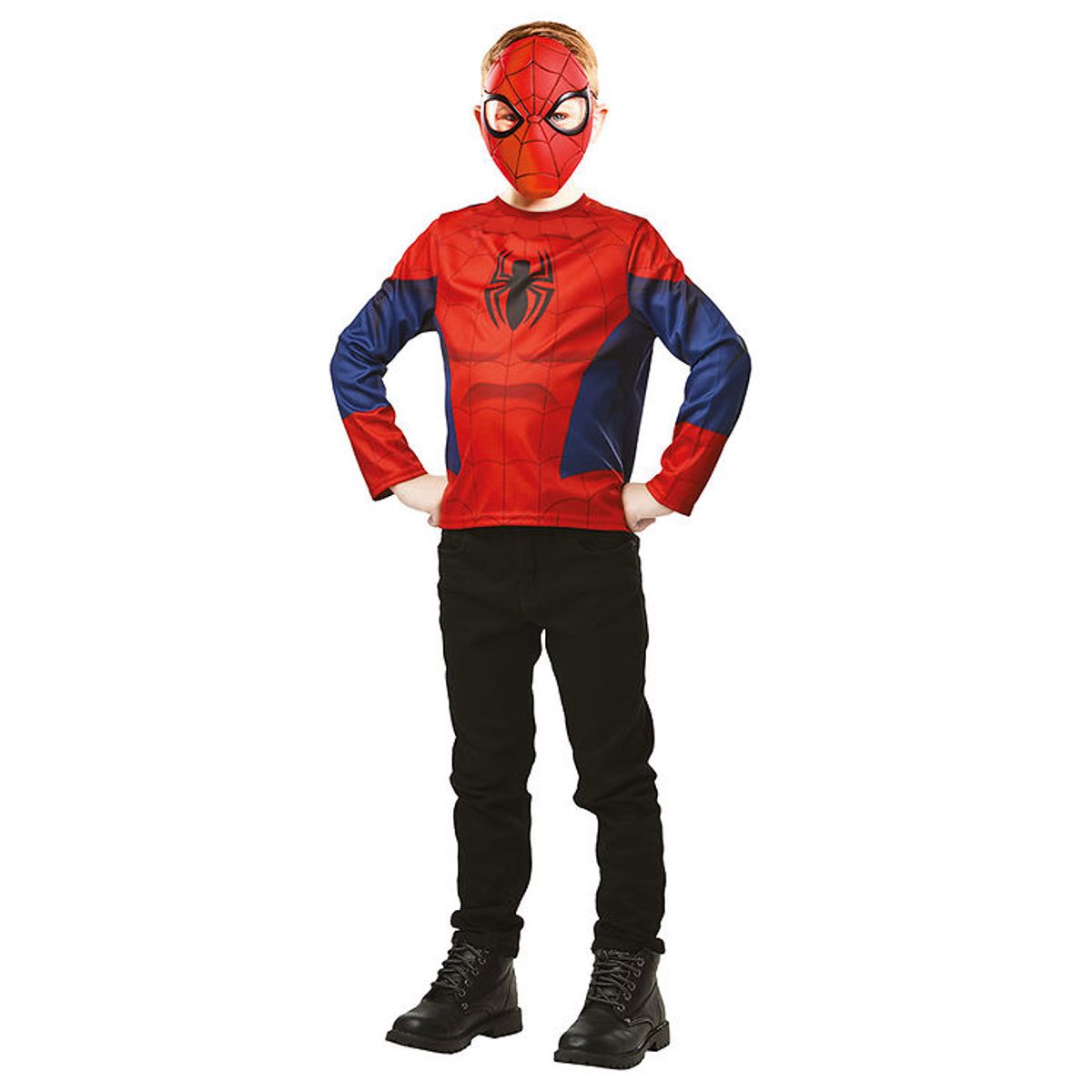 Rubies Udklædning - Spiderman Top/Maske