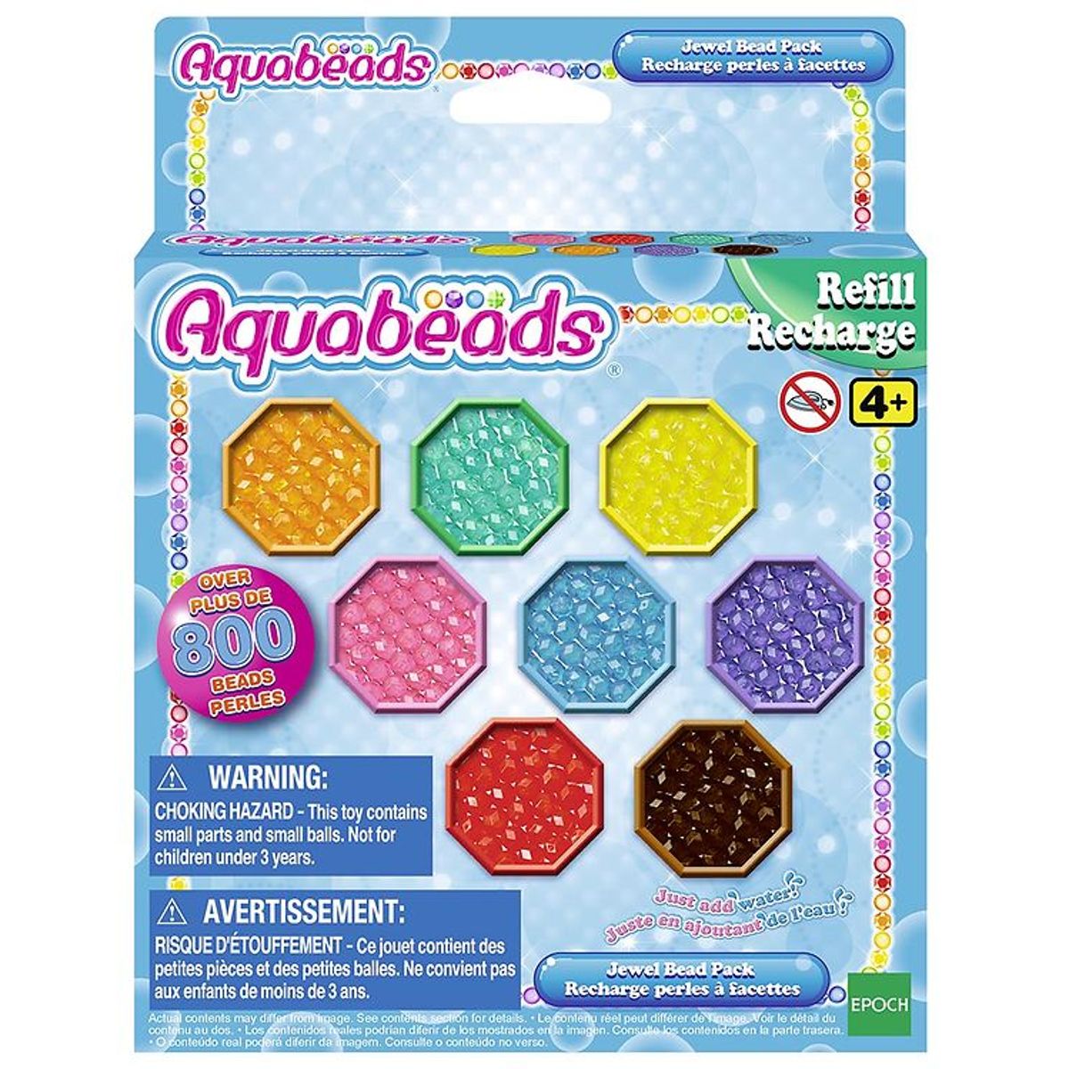 Aquabeads Perler - 800+ stk. - Jewel Bead Pack - Multifarvet