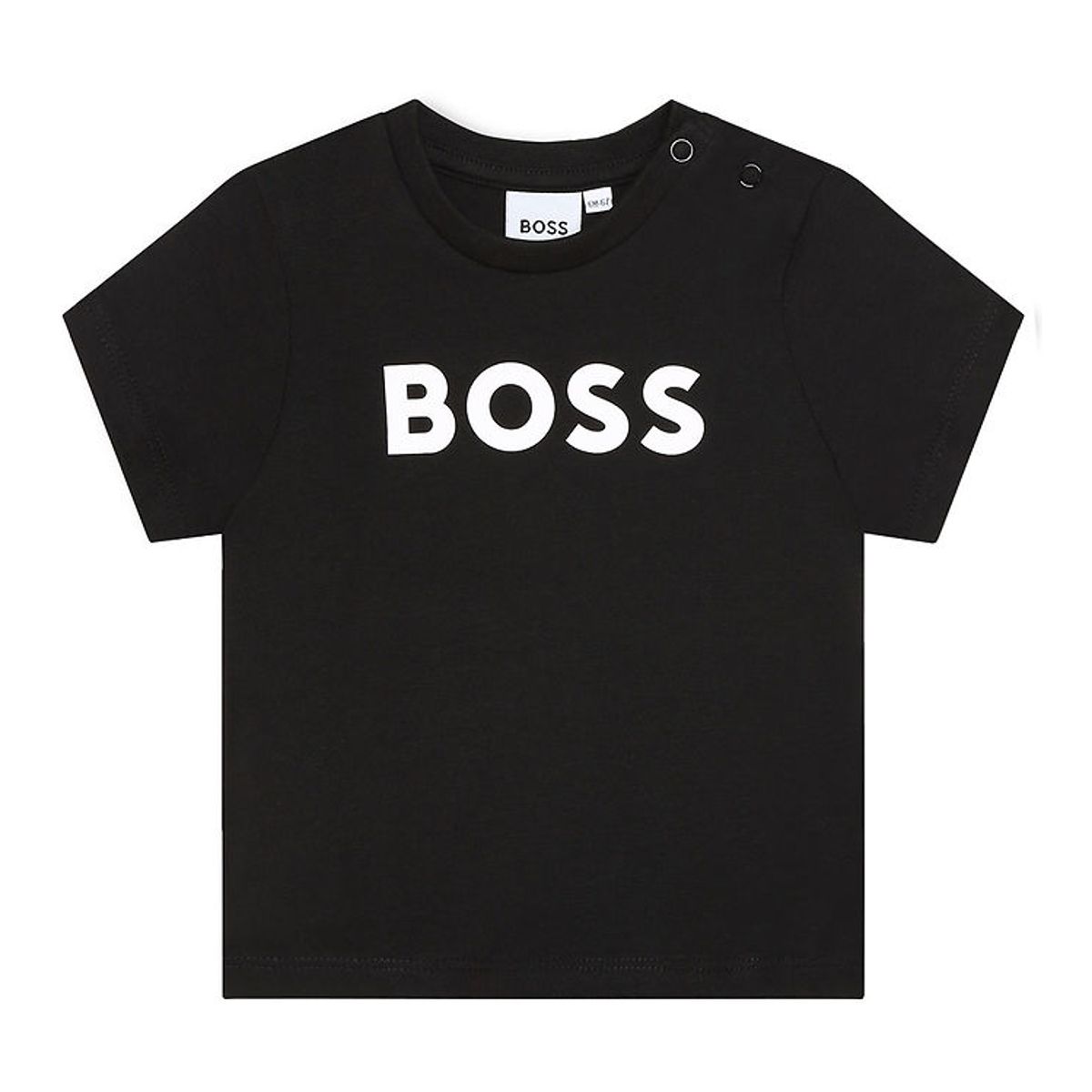 BOSS T-shirt - Sort m. Hvid