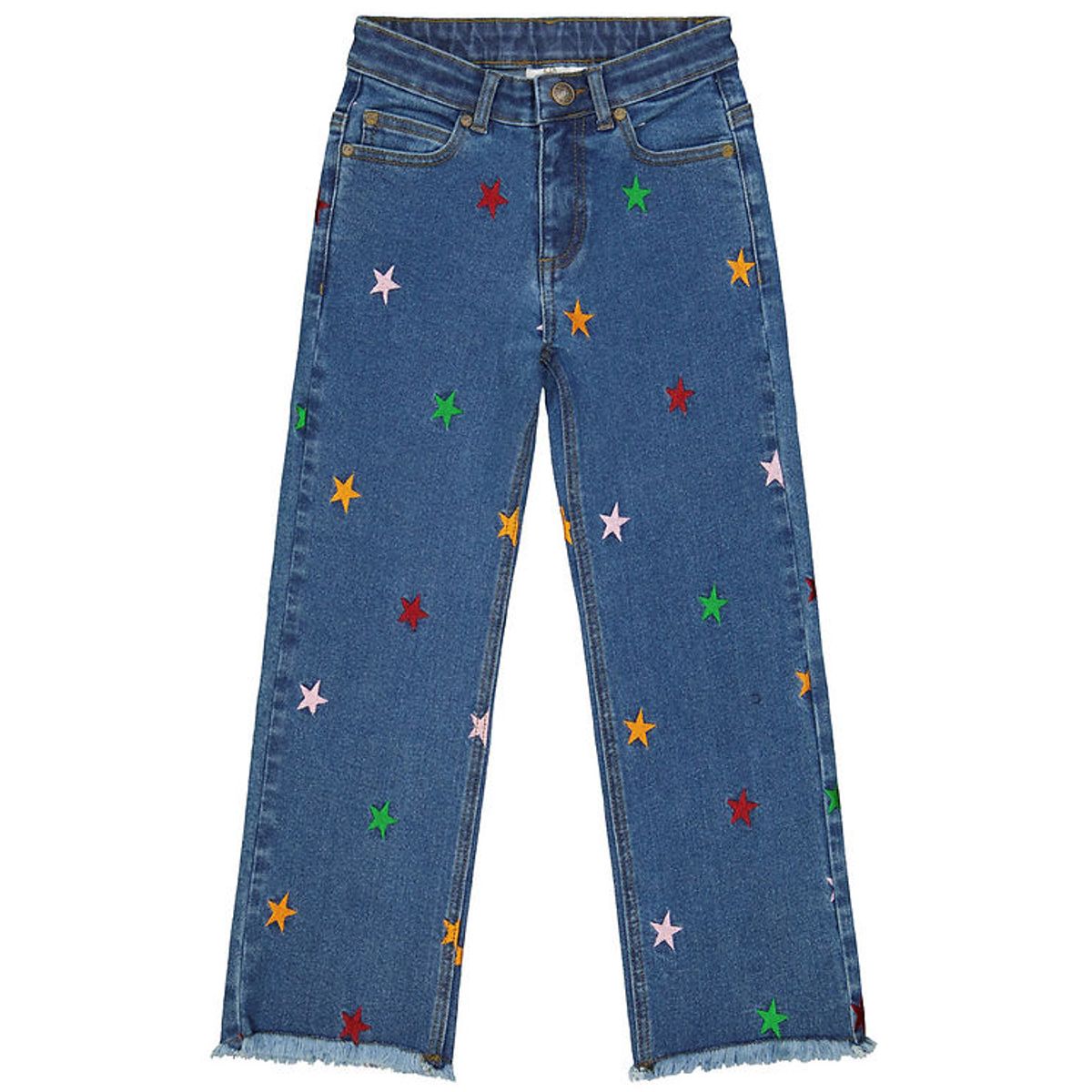 The New Jeans - TnDania Star Wide - Medium Blue m. Stjerner