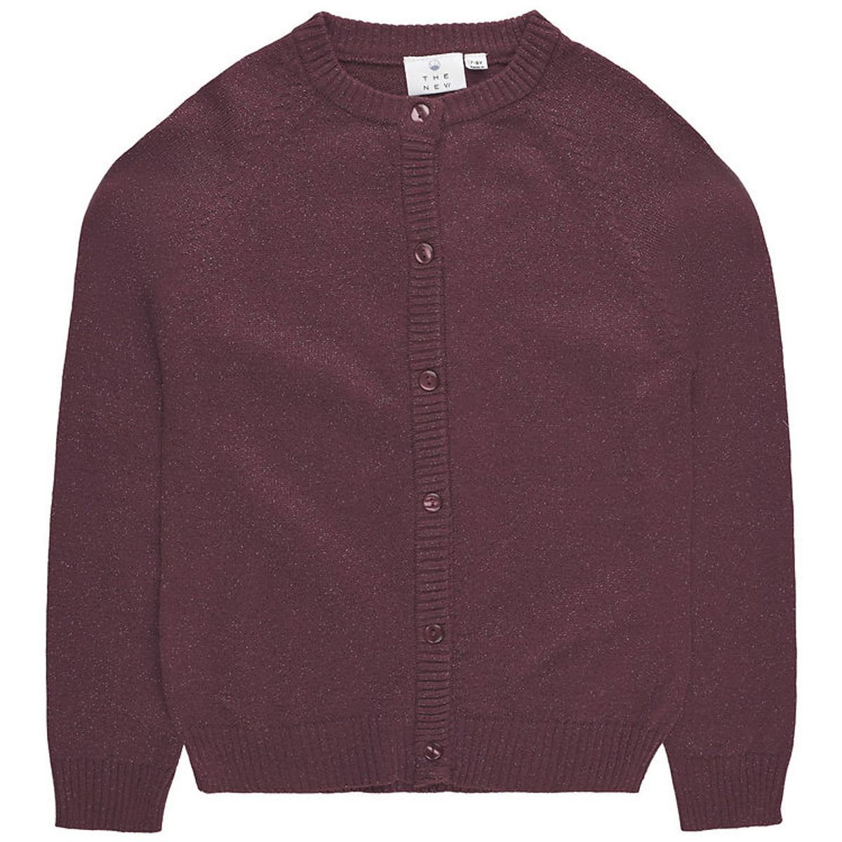 The New Cardigan - TnEve - Rose Brown m. Glimmer