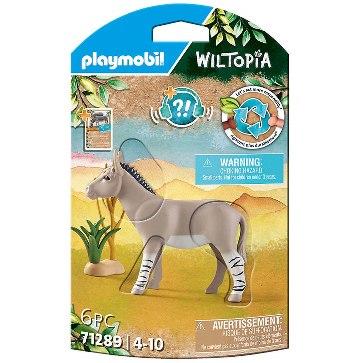 Playmobil Wiltopia - Æsel - 6 Dele - 71289