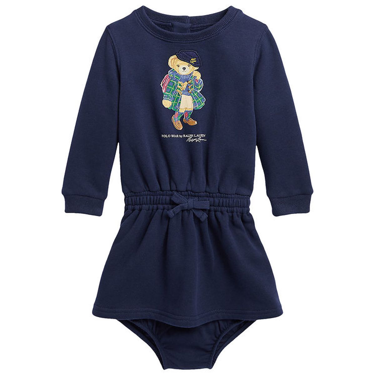 Polo Ralph Lauren Sweatkjole m. Bloomers - Navy m. Bamse