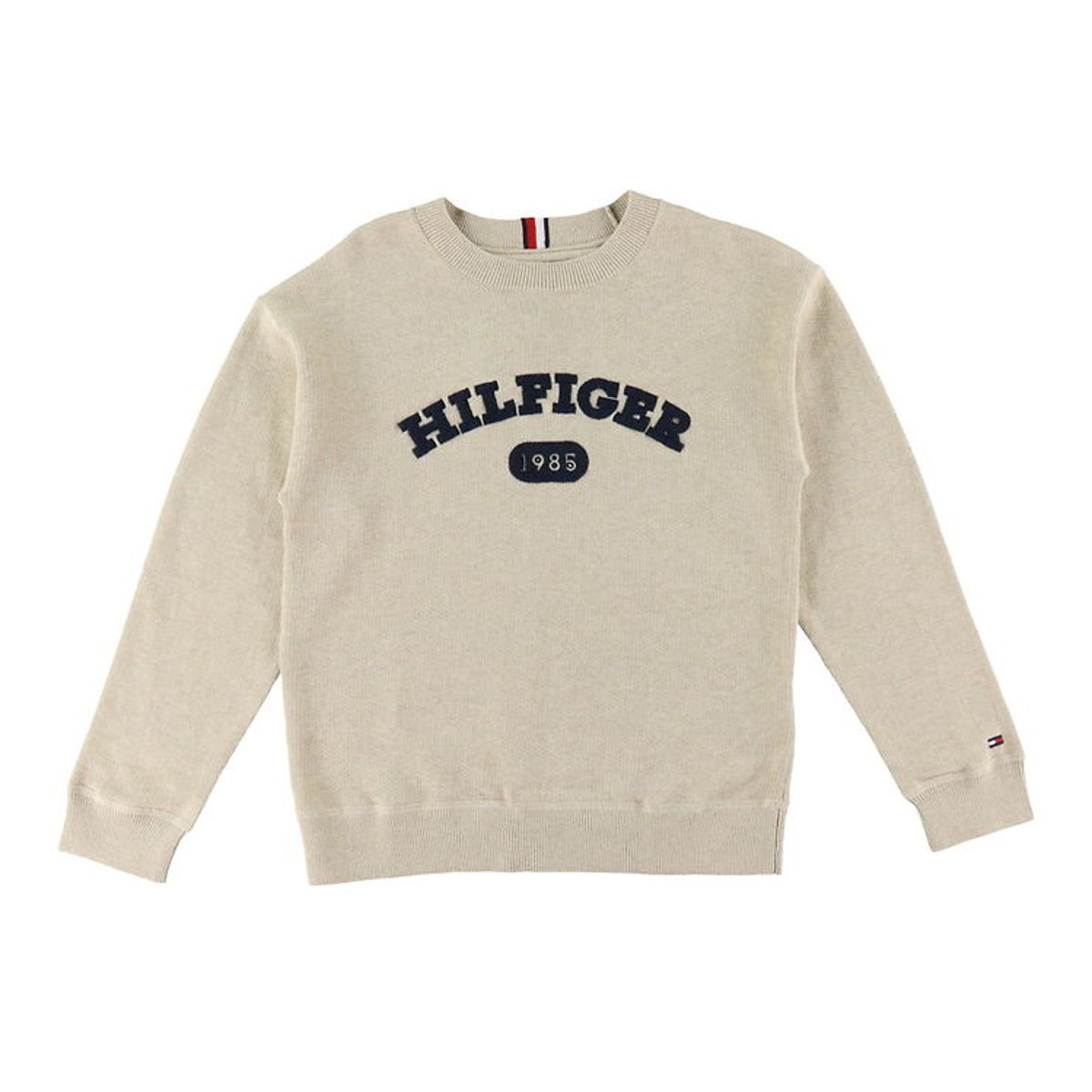 Tommy Hilfiger Bluse - Strik - Terry Knit - Cashmere Creme