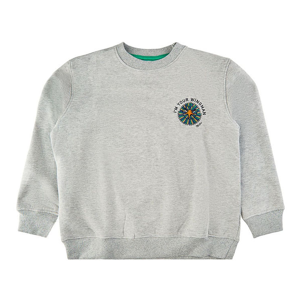 The New Sweatshirt - TnHuxley - Gråmeleret m. Høg