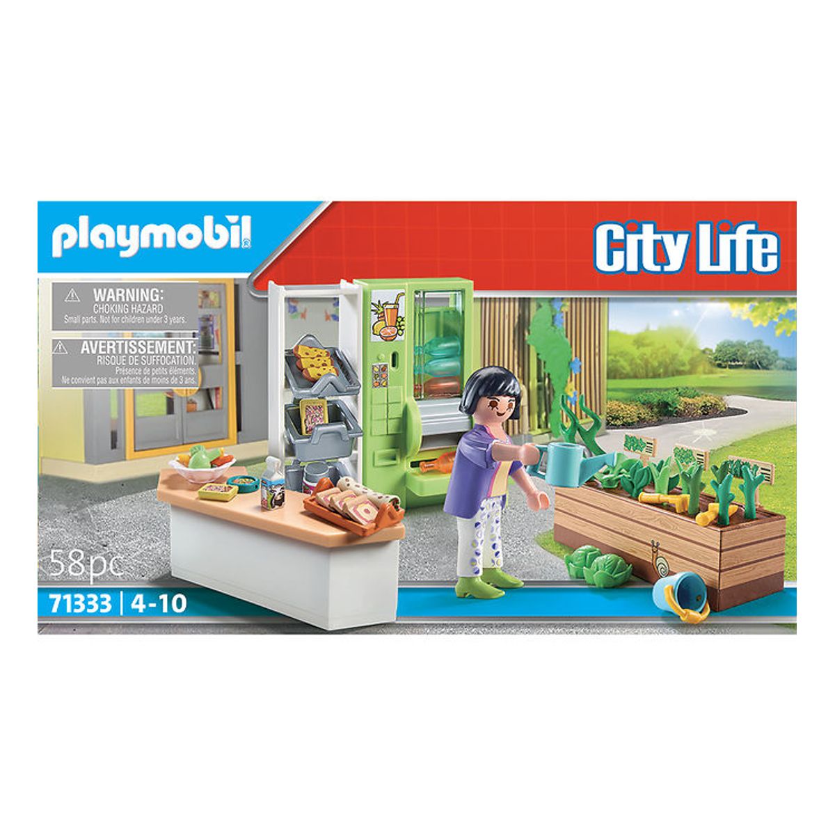 Playmobil City Life - Skolekiosk - 71333 - 58 dele