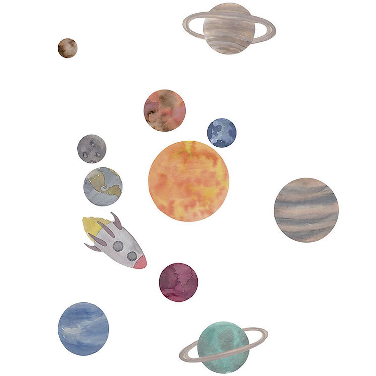 That's Mine Wallstickers - Solar System - Multi