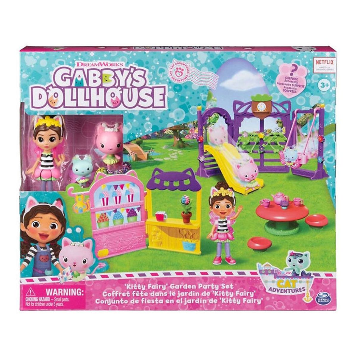 Gabby's Dollhouse Sæt - 18 Dele - Fairy Playset