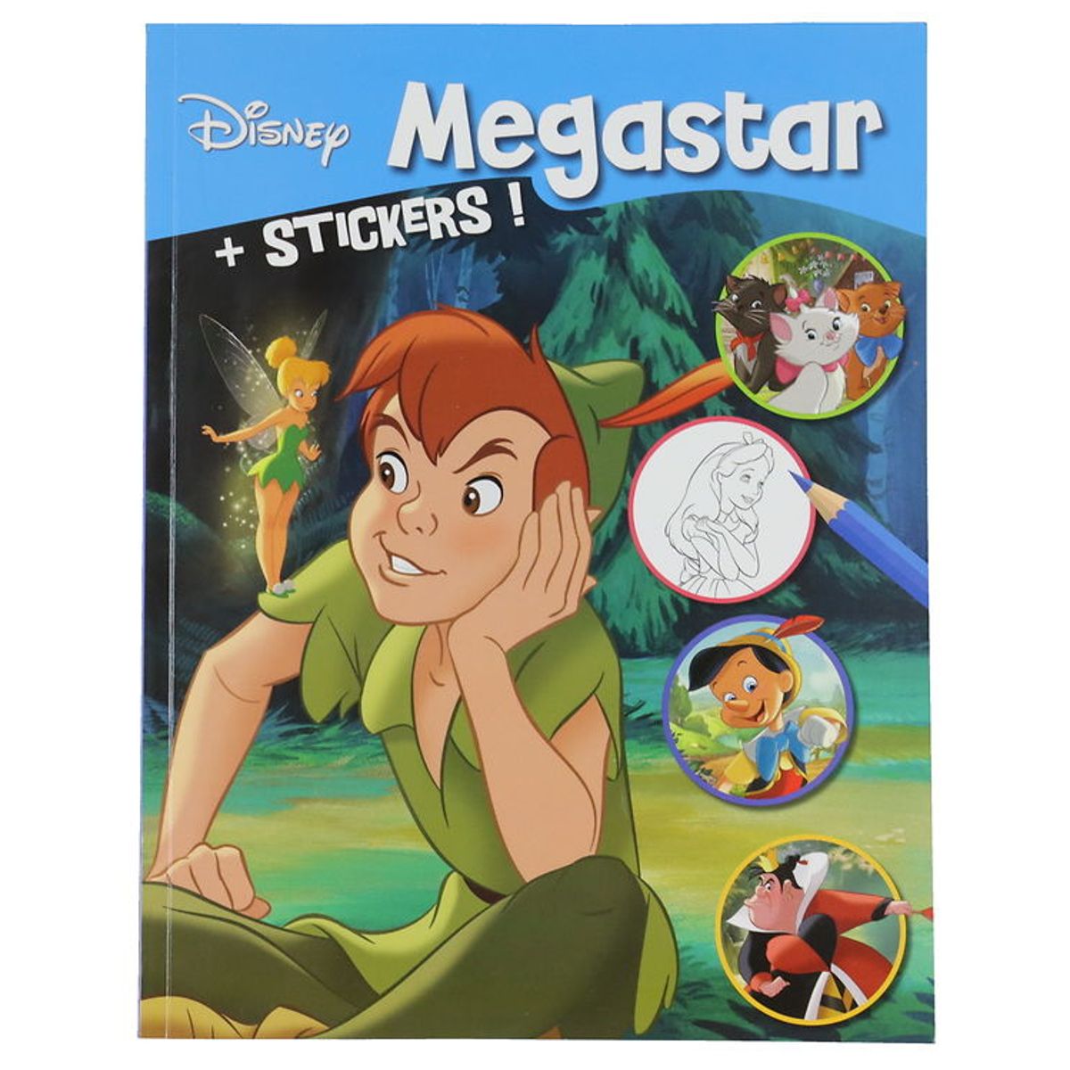 Megastar Malebog m. Klistermærker - 128 Sider - Disney