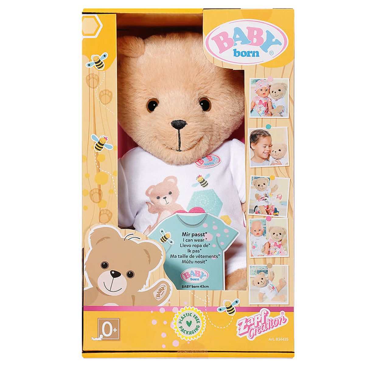 Baby Born Bamse - Bjørn - 36 cm - Hvid