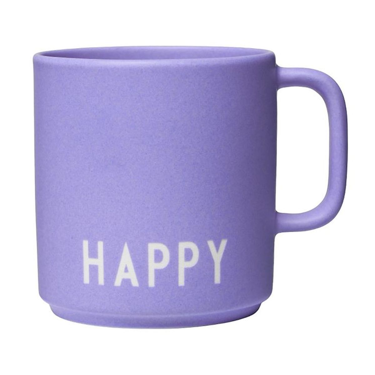 Design Letters Kop - Favorite - Lavendel m. Happy