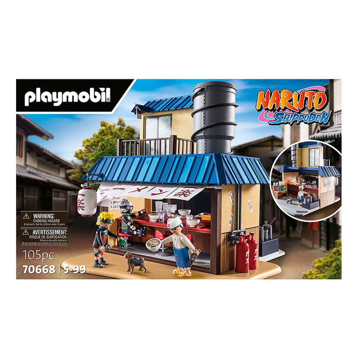 Playmobil Naruto - Ichiraku Ramen Shop - 70668 - 105 Dele