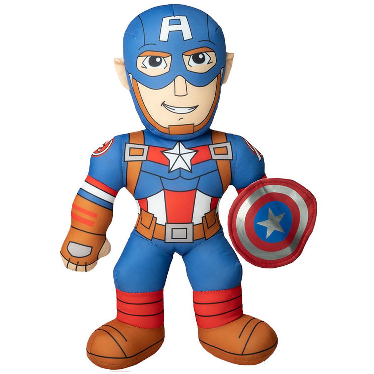 Marvel Bamse m. Lyd - Captain America - 20 cm