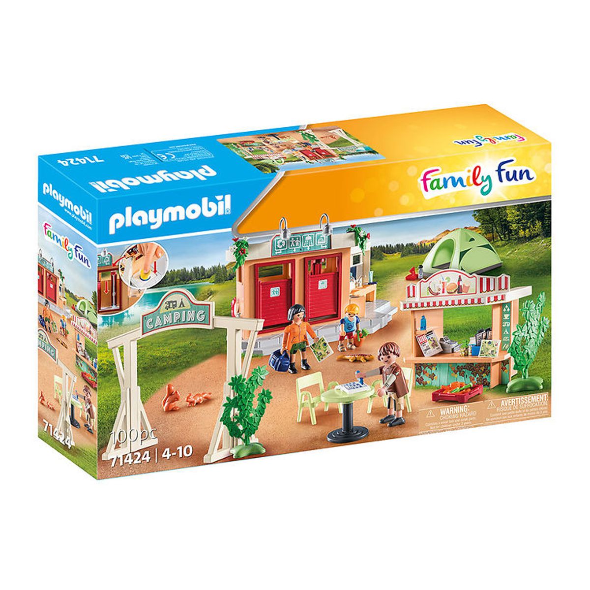 Playmobil Family Fun - Campingplads - 71424 - 100 Dele