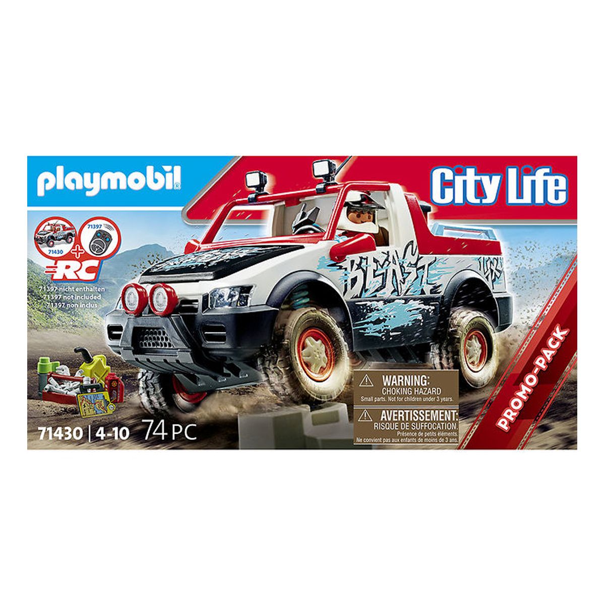 Playmobil City Life - Rally-bil - 71430 - 74 Dele