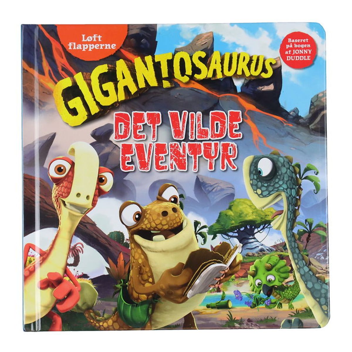 Alvilda Bog - Gigantosaurus - Det Vilde Eventyr - Løft Flapperne