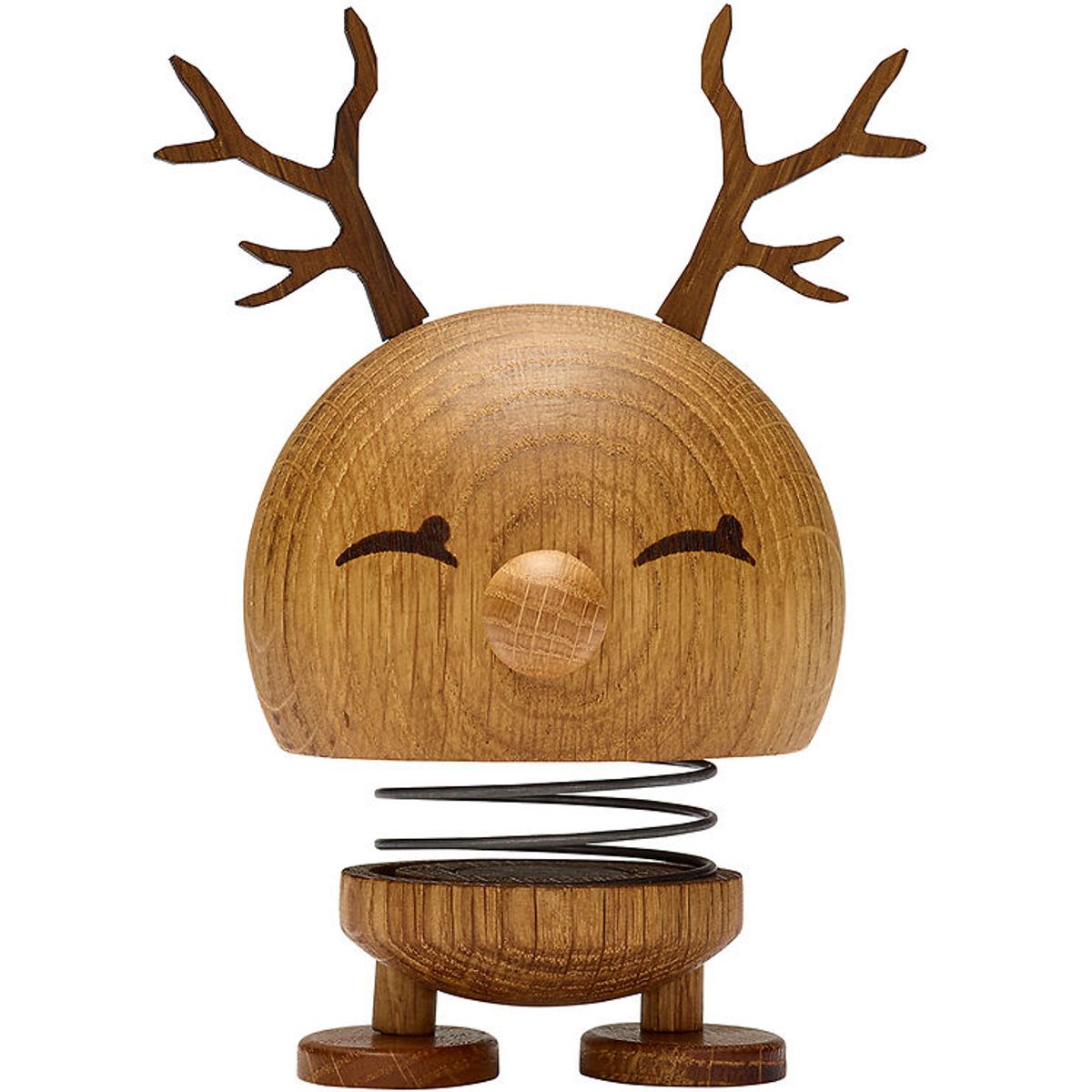 Hoptimist Reindeer Bimble - Medium - 14 cm - Oak