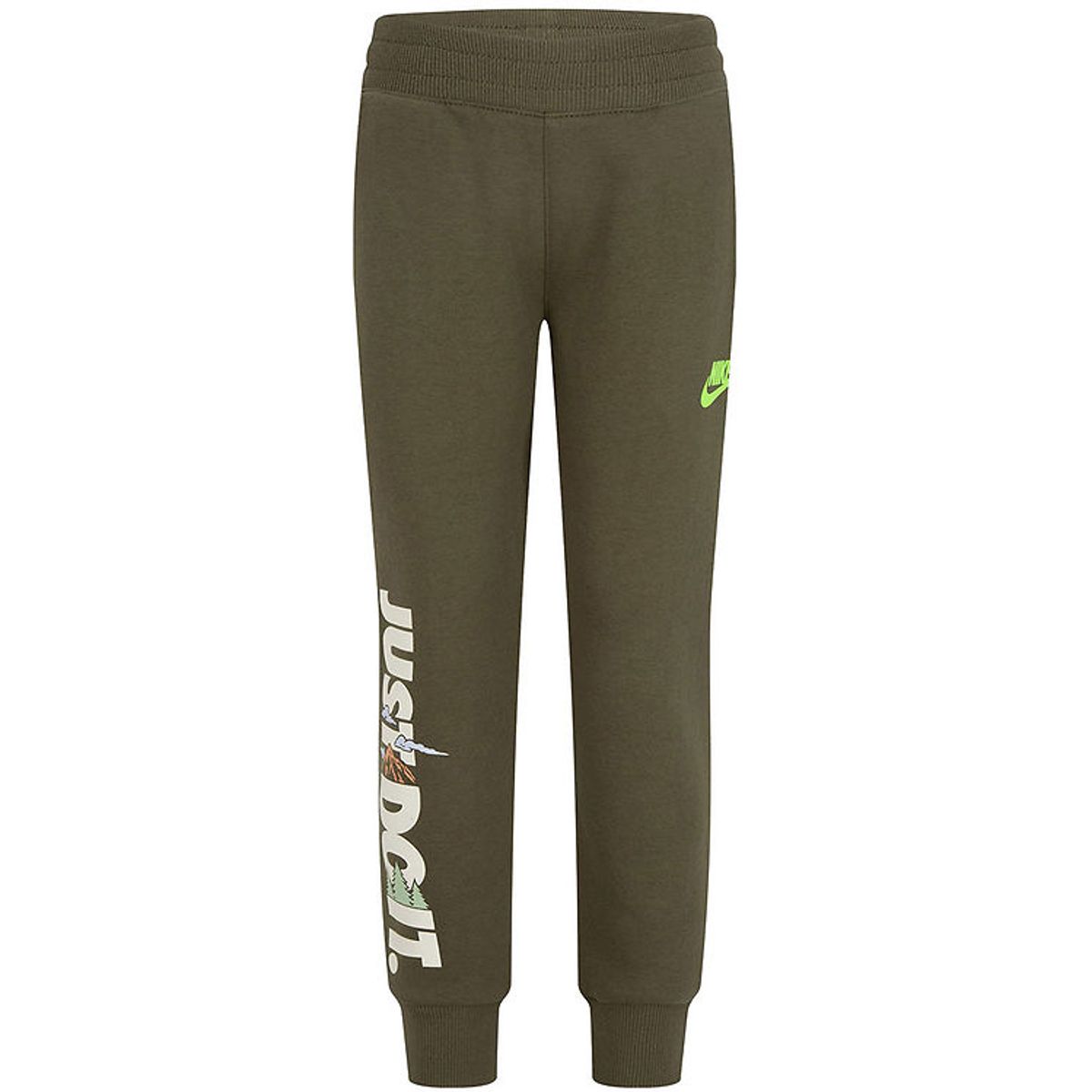 Nike Sweatpants - Medium Olive m. Print