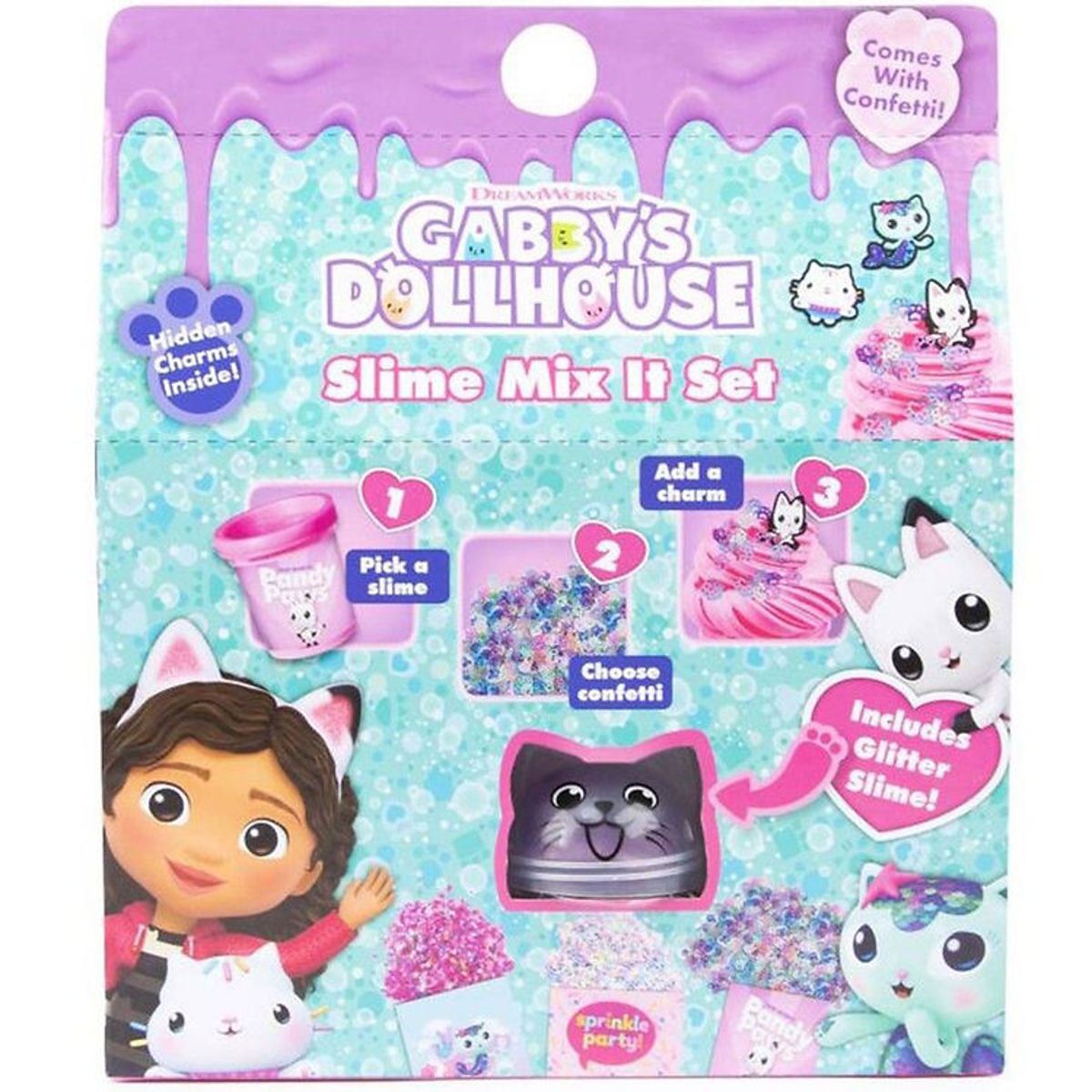 Gabby's Dollhouse - Slime Mix It Set