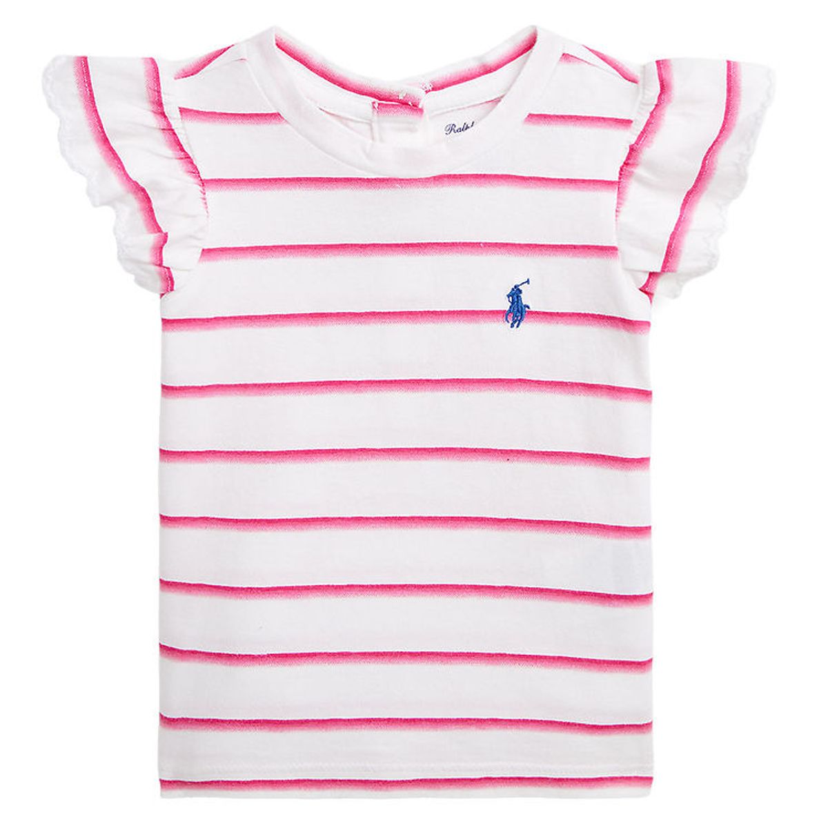 Polo Ralph Lauren T-shirt - Hvid/Pinkstribet