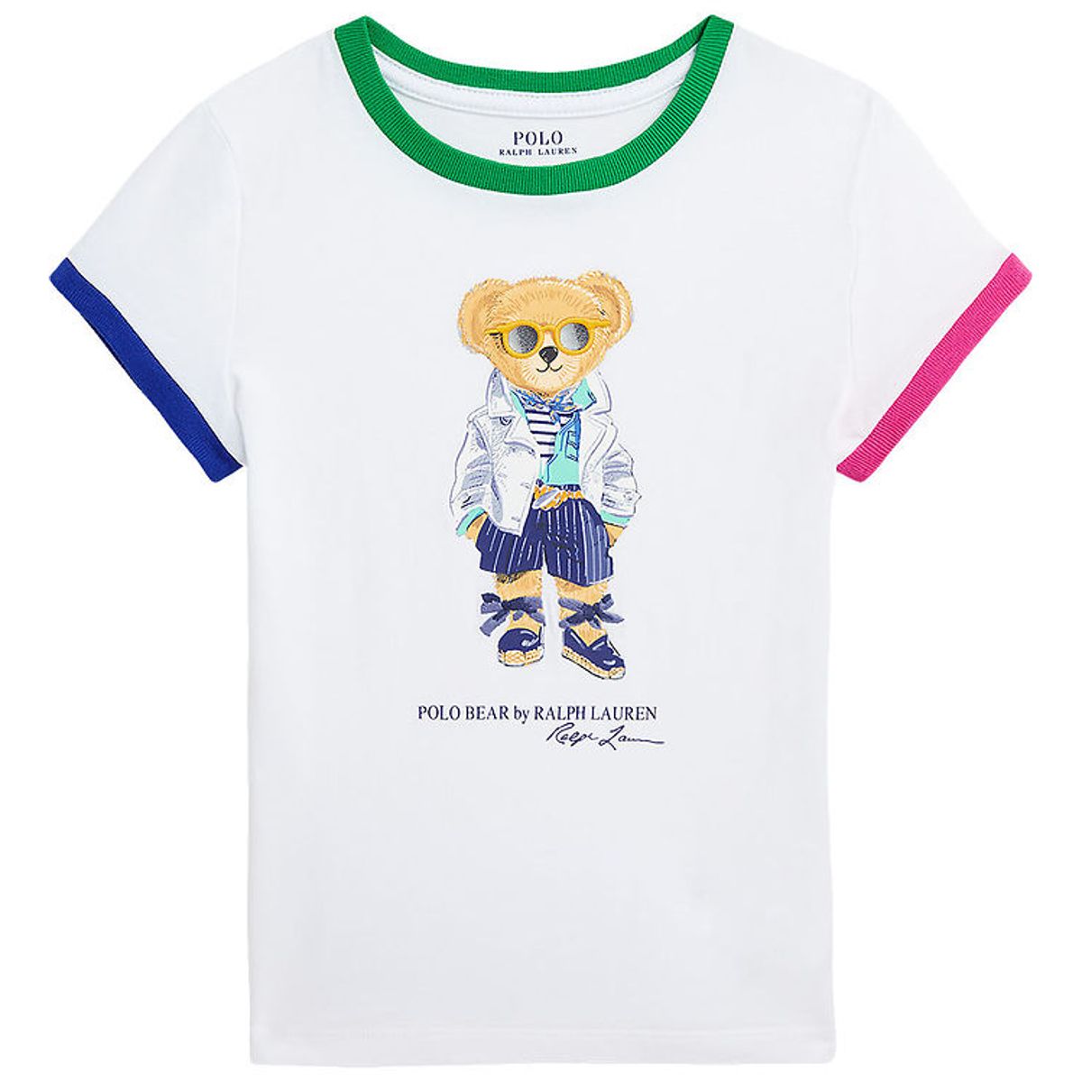 Polo Ralph Lauren T-shirt - Hvid m. Bamse