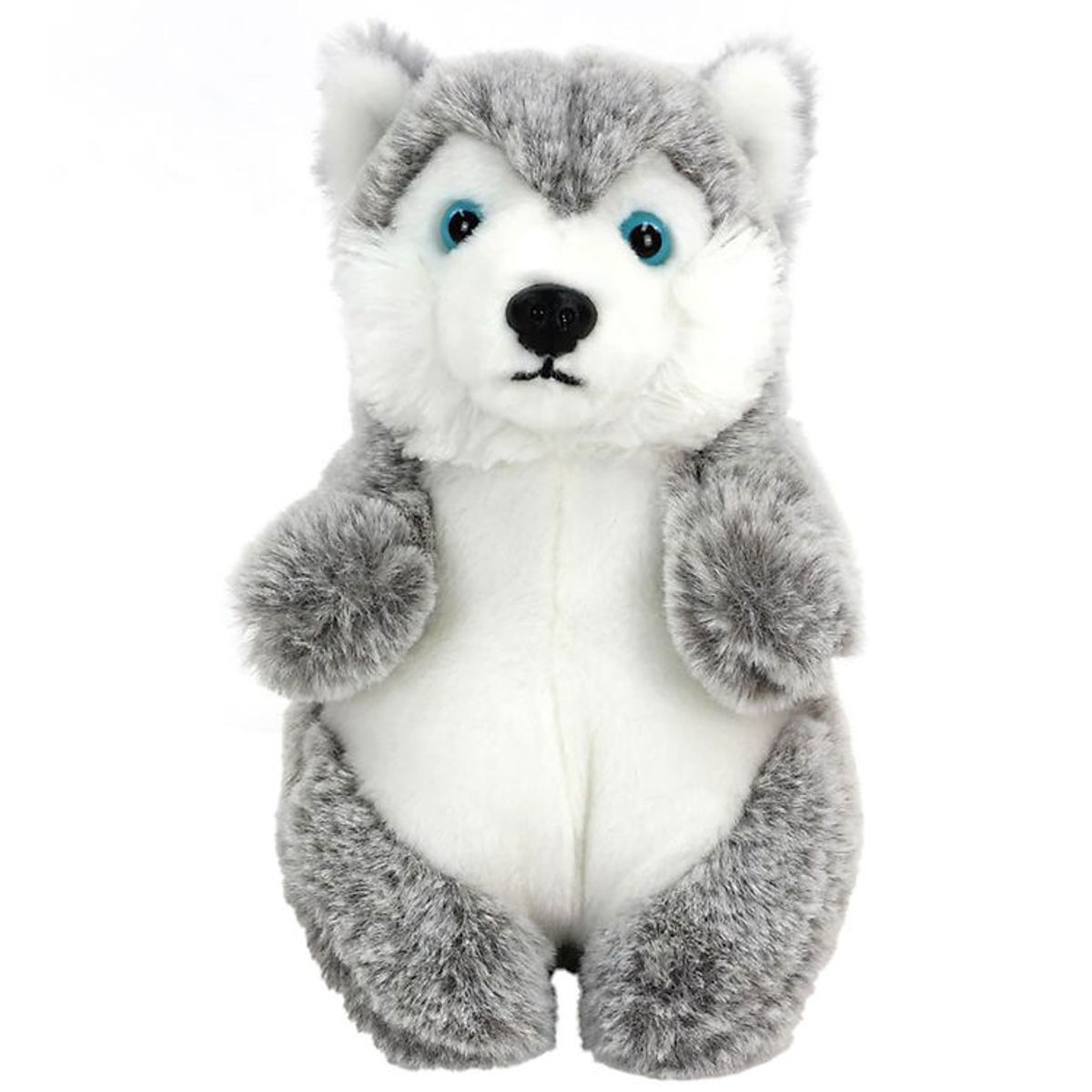 Living Nature Bamse - 16x10 cm - Baby Husky - Grå