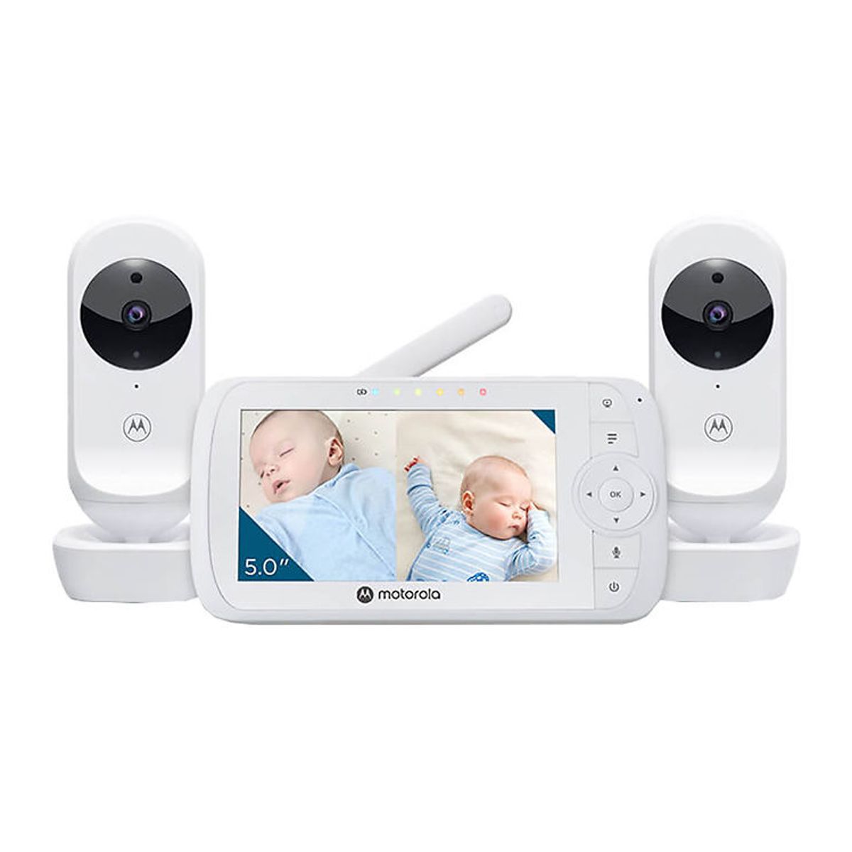 Motorola Babymonitor m. Video - 2 Kameraer - VM35-2 - 5,0"