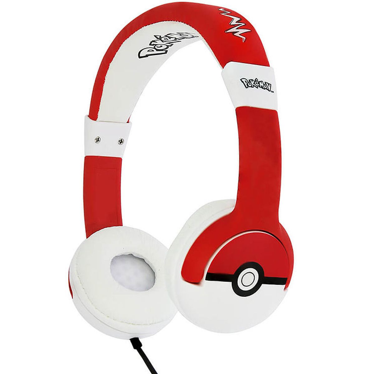 OTL Høretelefoner - Pokemon - On-Ear Junior - Pokeball - Rød/Hvi