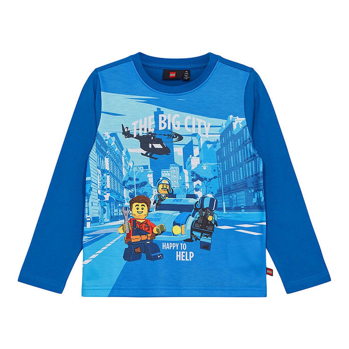 LEGO ® City Bluse - LWTano - Blå m. Print