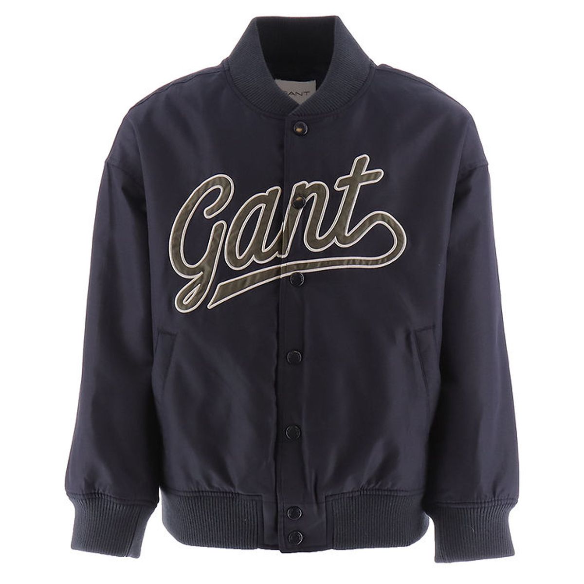 GANT Jakke - Script Logo Varsity - Evening Blue