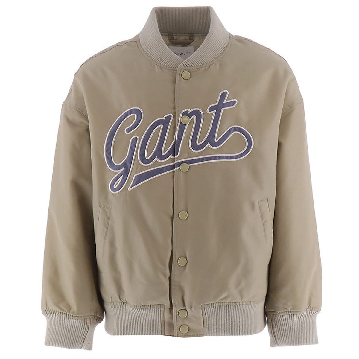 GANT Sommerjakke - Script Logo Varsity - Beige Green