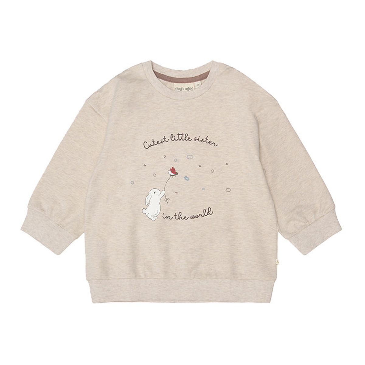 That's Mine Sweatshirt - Finley Little Sister - Light Brown Mela