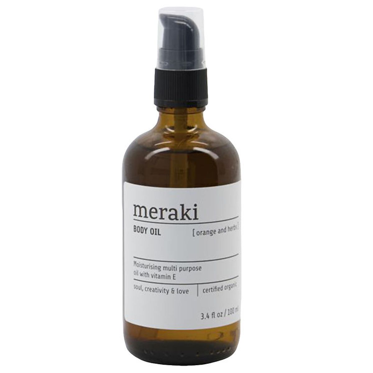 Meraki Body Oil - Orange & Herbs - 100 ml