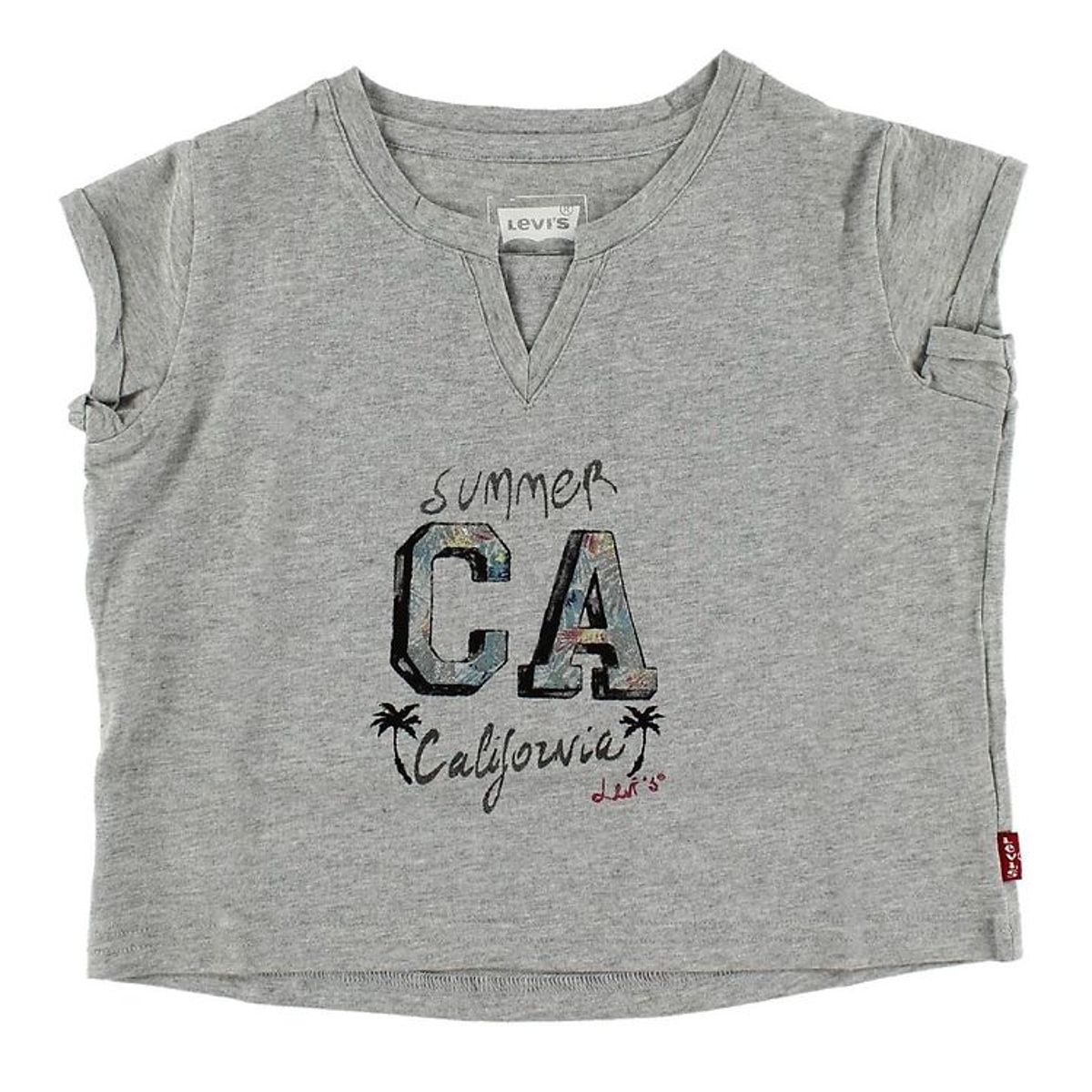 Levis T-shirt - Chloe - Gråmeleret m. California