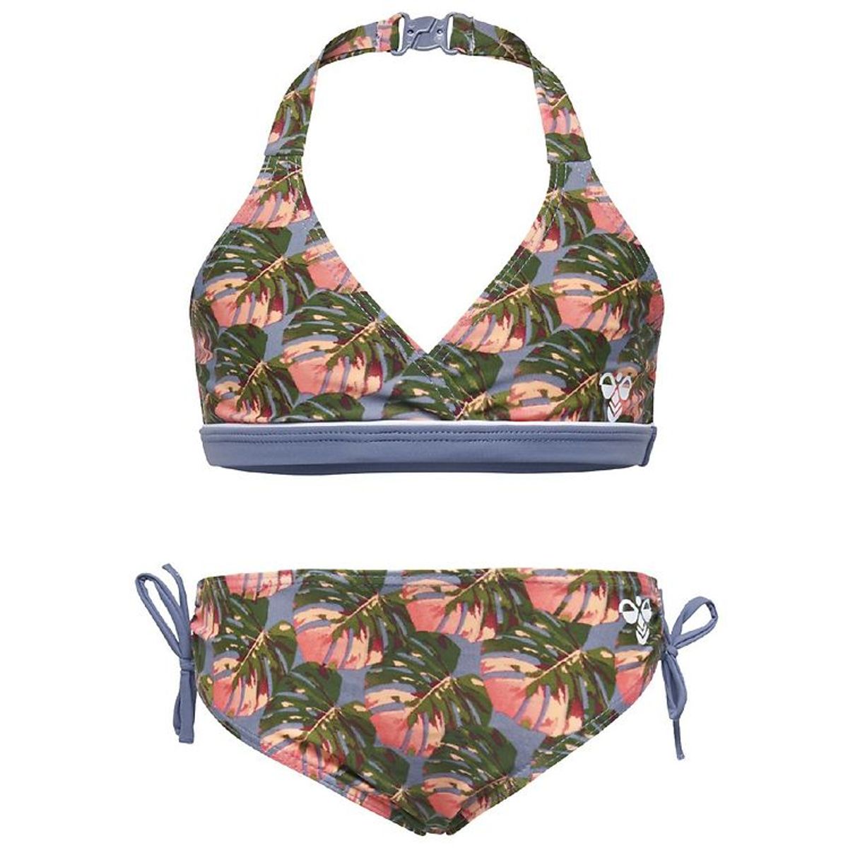 Hummel Bikini - UV50+ - HMLCalico - Blå m. Print