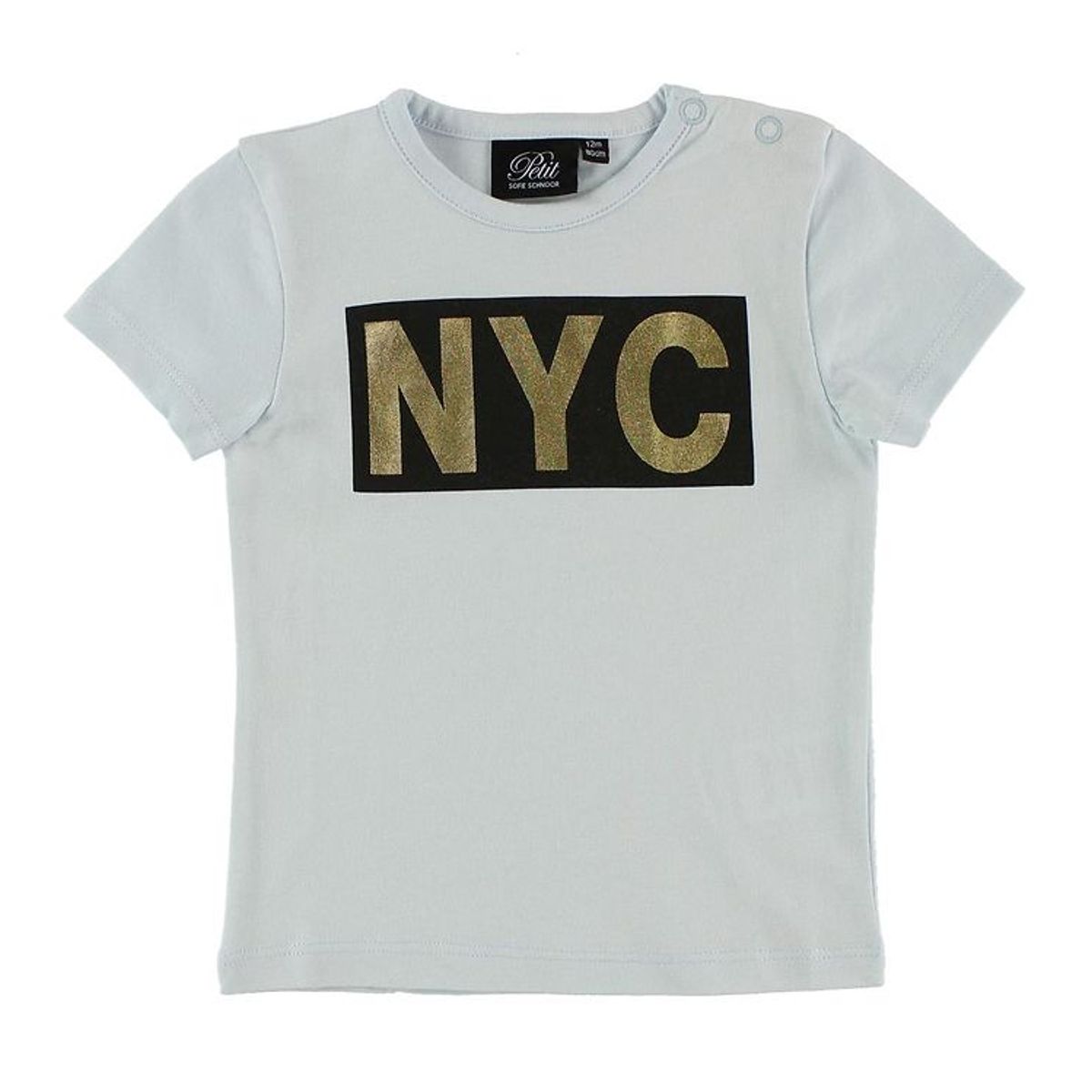 Petit by Sofie Schnoor T-shirt - Lyseblå m. NYC