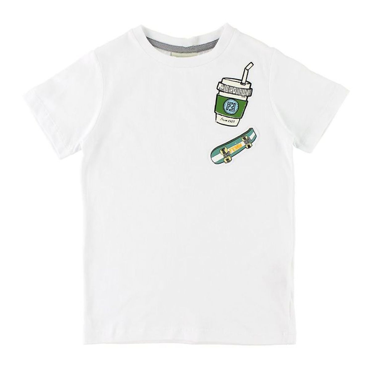 Fendi Kids T-shirt - Hvid m. Patches