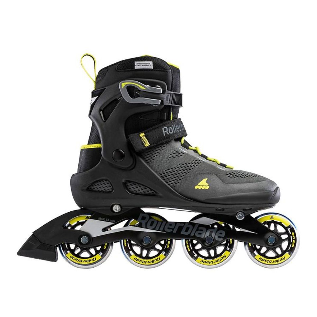 Rollerblade Rulleskøjter - Macroblade 80 - Black/Lime